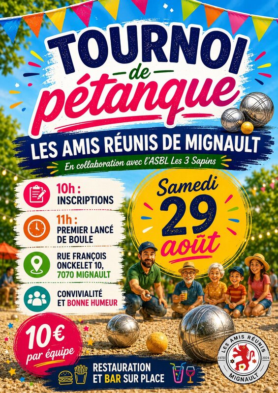 Loisirs Tournoi pétanque