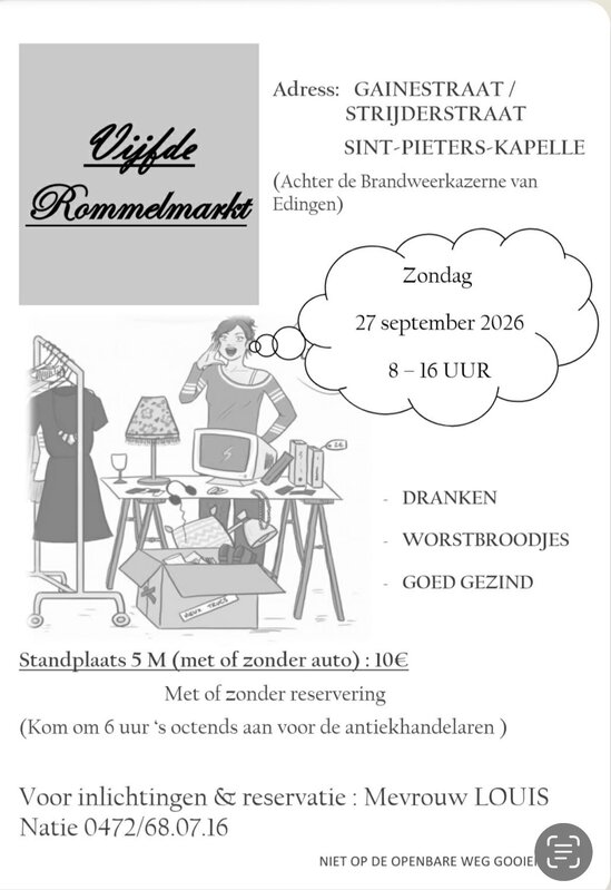 Brocante cartier organisation d’une brocante