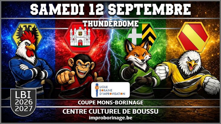 Spectacles Thunderdome - Match d improvisation 4 équipes la Lbi