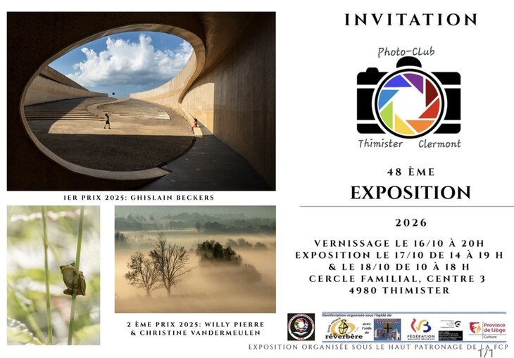 Expositions 48 ème exposition photoclub Thimister-Clermont