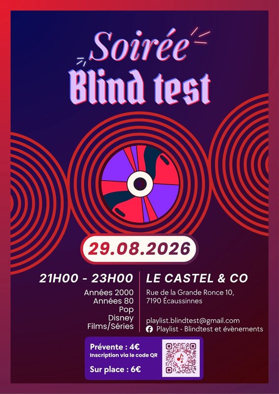 Soirées Soirée Blind Test