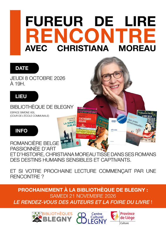 Conférences Fureur lire : Rencontre avec Christiana Moreau