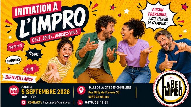 Stages,cours Initiation l impro