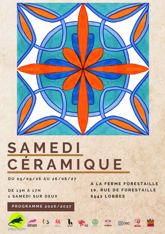 Stages,cours Ateliers samedi céramique