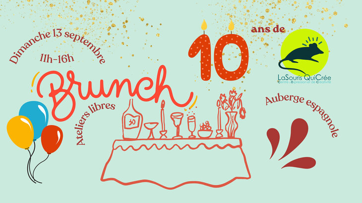 Loisirs « Brunch Créatif pour 10ème anniversaire, Cec-lasouris QuiCrée