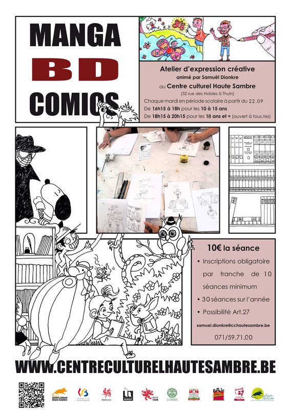 Stages,cours Atelier d’expression créative : Manga, Comics -2027