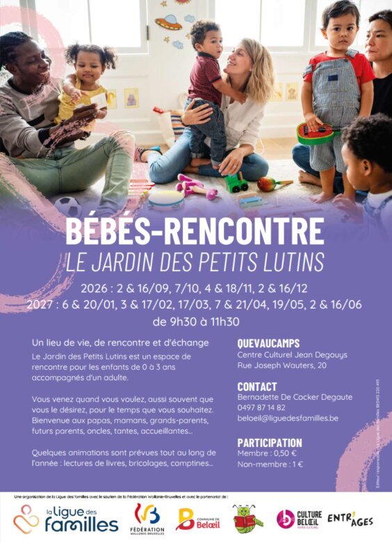 Spectacles Le Jardin Petits Lutins - Espace bébés-rencontre