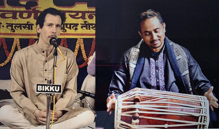 Concerts Indian Dhrupad Voice & Pakhawaj: Gilles Montfort & Rishabh Dhar