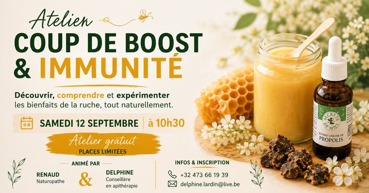Conférences Atelier coup boost immunité