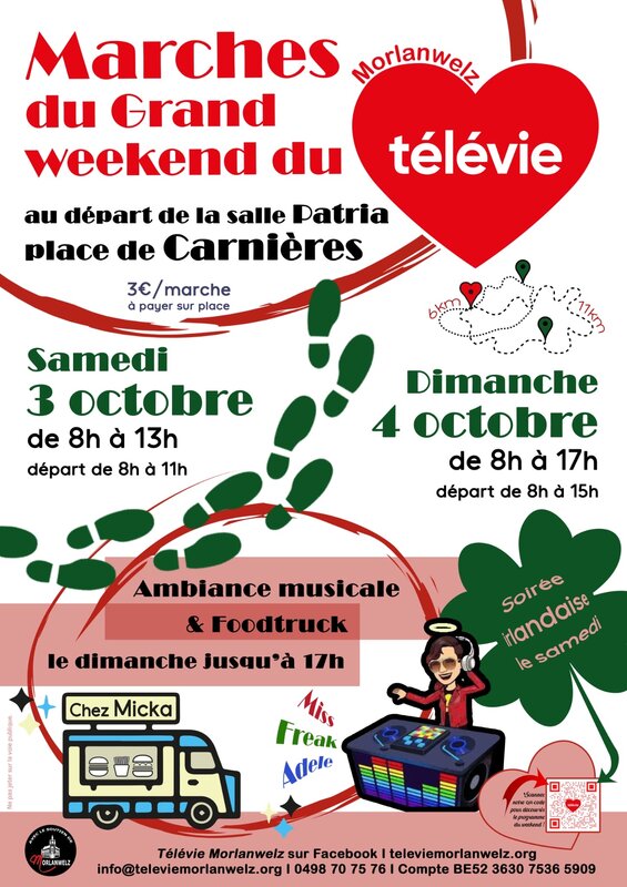 Loisirs Marches Télévie Morlanwelz