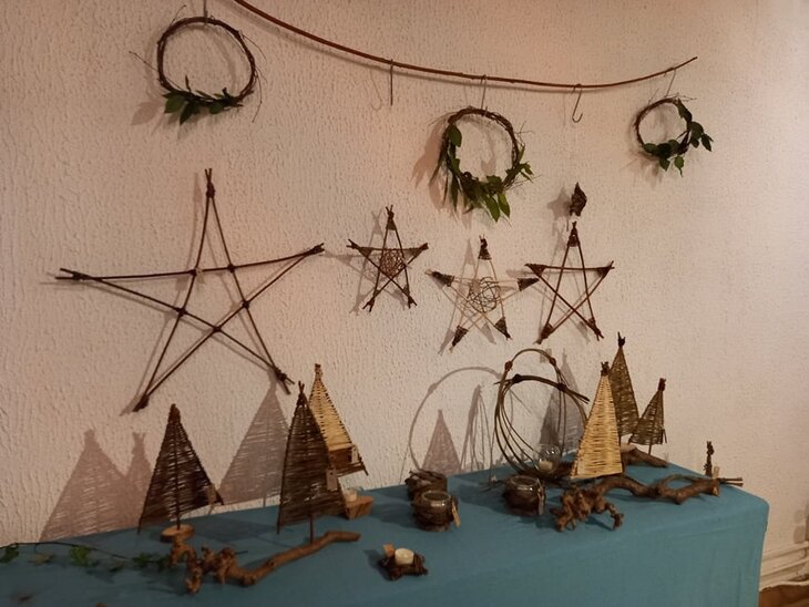 Stages,cours Vanneries pour fêtes osier plantes sauvages