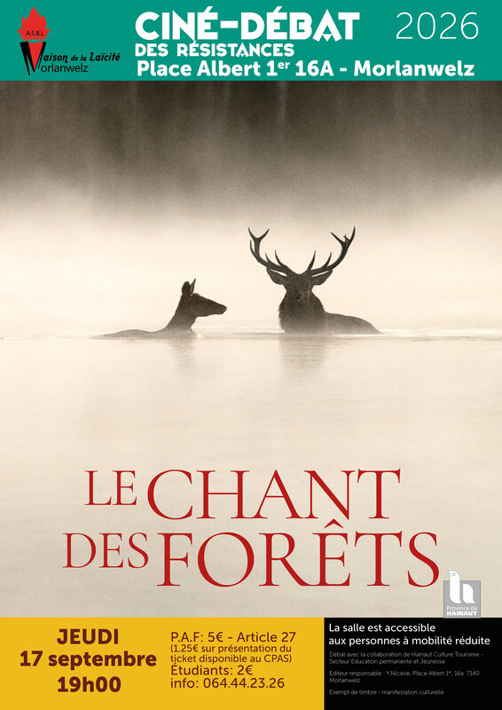 Spectacles Ciné-débat Résistances : chant forêts  Vincent Munier