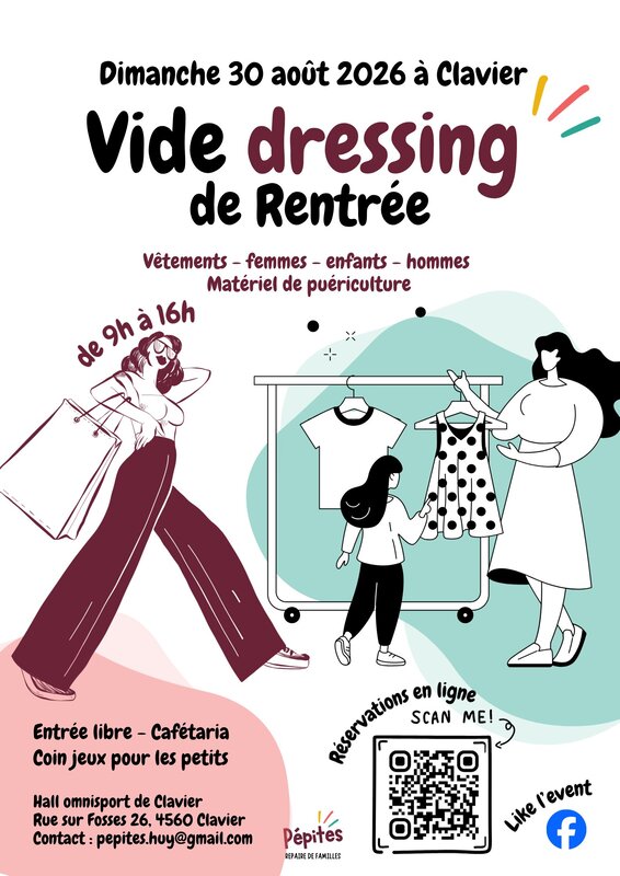 Loisirs Vide dressing Rentrée