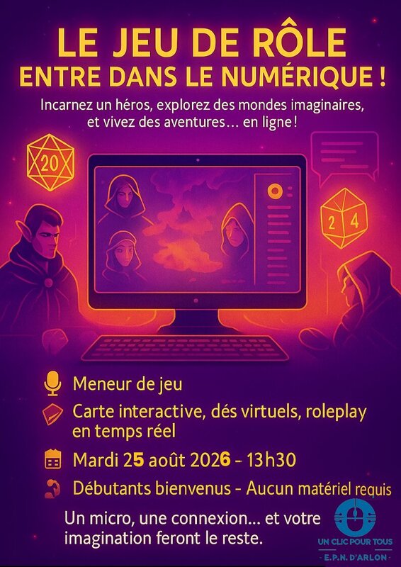 Loisirs Le de rôle met numérique