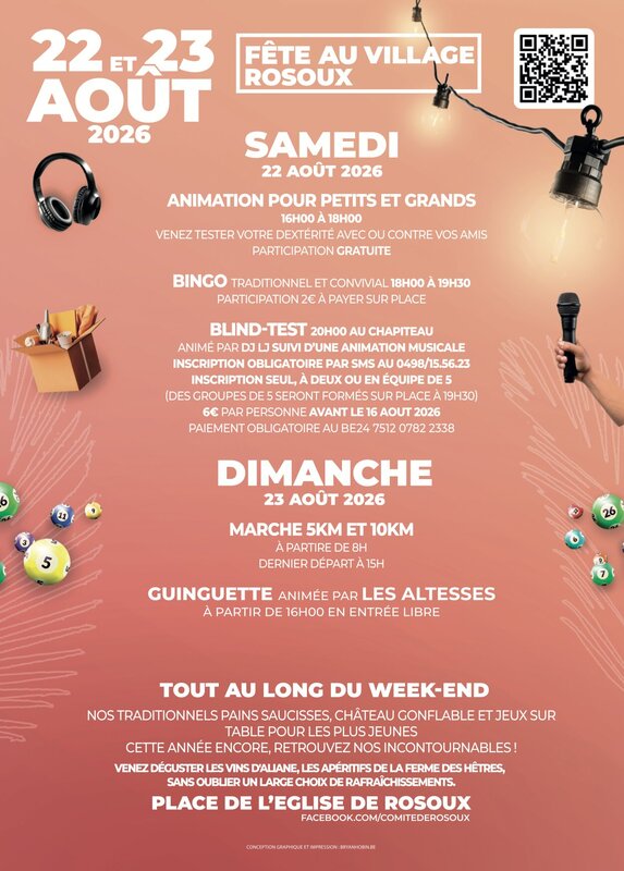 Loisirs Fête Comité Rosoux