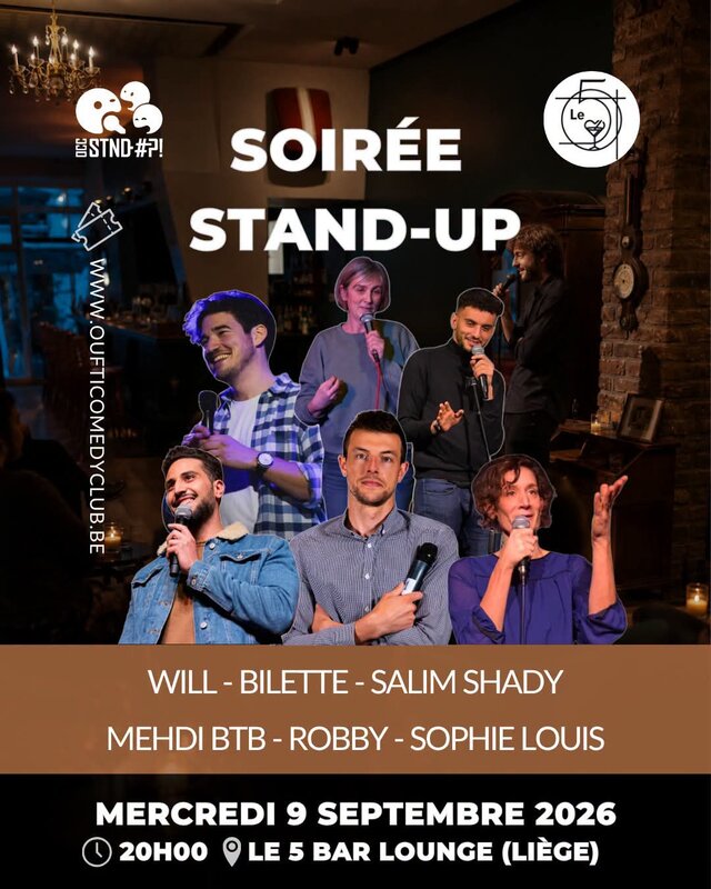 Spectacles Stand avec oufti comedy club
