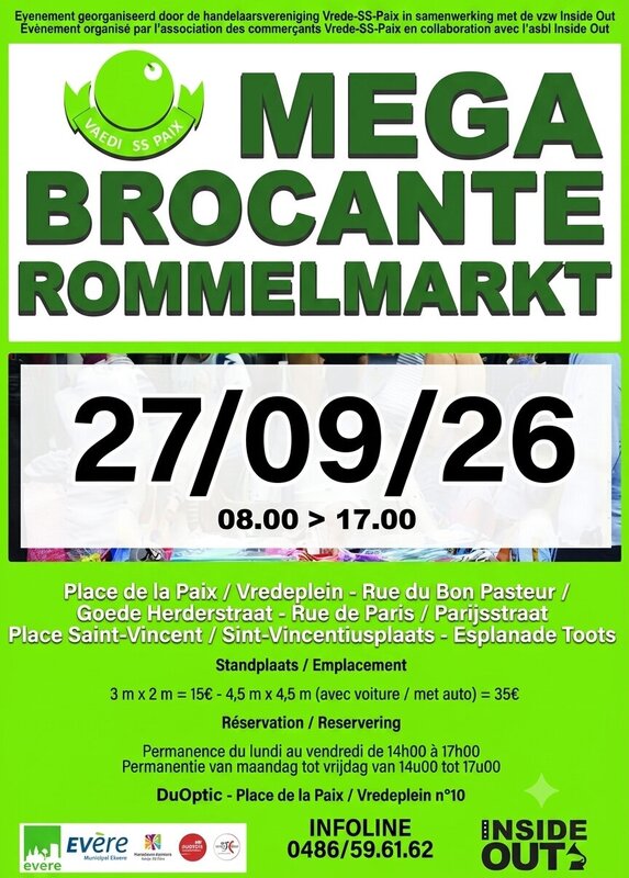  Mega brocante D Evere