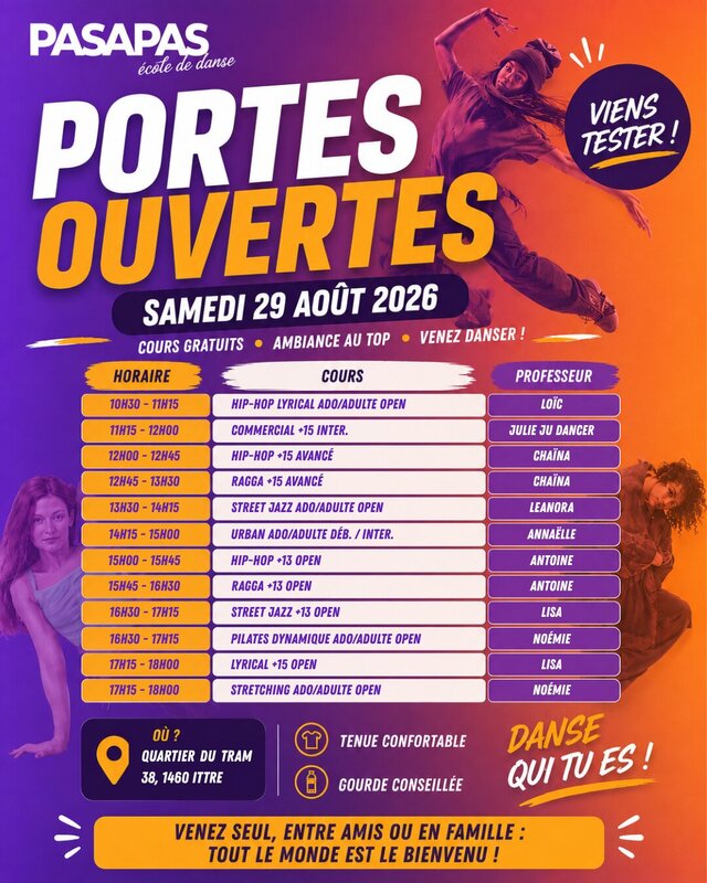 Loisirs Portes Ouvertes - cours danse sport gratuits l essai