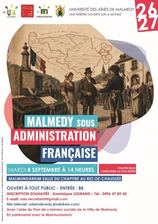 Conférences Malmedy sous administration française