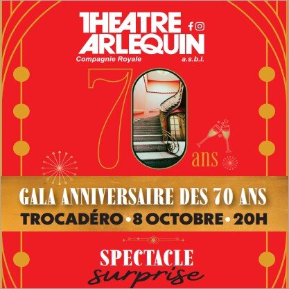 Spectacles Gala anniversaire 70 ans