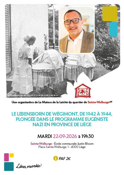 Conférences Le Lebensborn Wégimont, 1942 1944, plongée dans programme eugéniste n