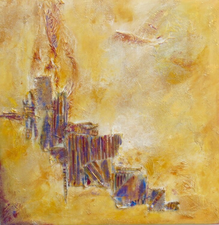 Stages,cours Atelier  DUO  - Peinture abstraite - Techniques mixtes 