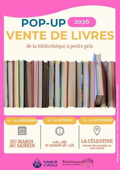 Pop-up - Vente livres
