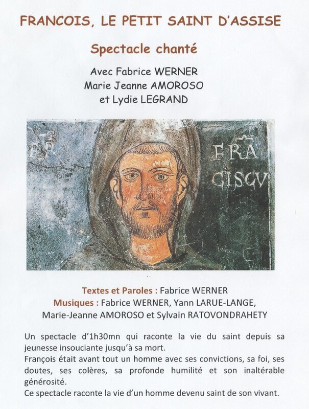 Spectacles François, petit saint d’Assise