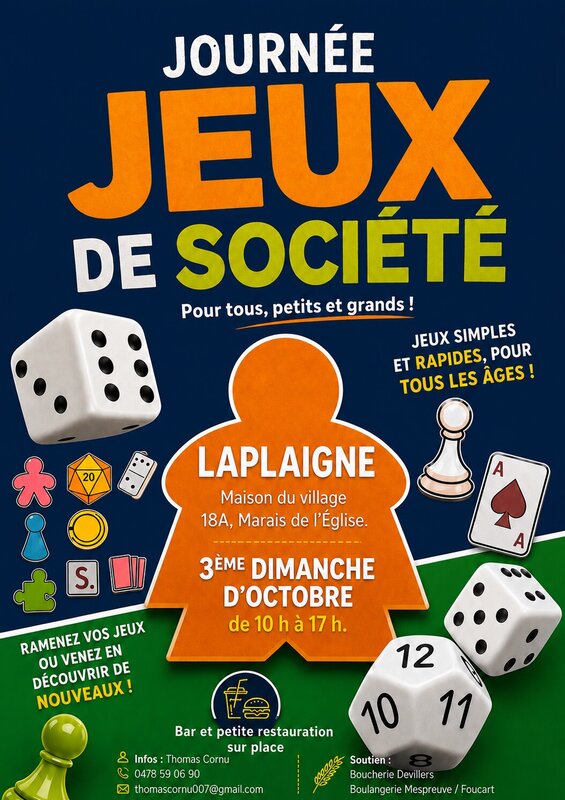 Loisirs Journée Jeux société