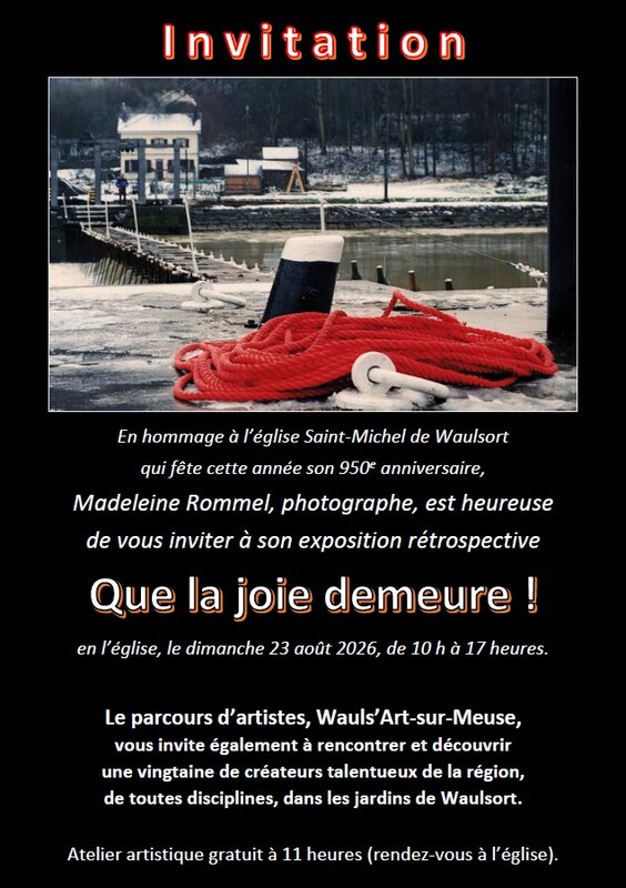 Expositions Expo Madeleine Rommel  Que joie demeure ! 