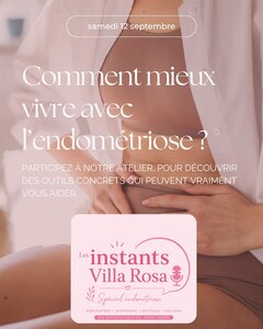 Stages,cours Endométriose : Vivre avec douleur quotidien