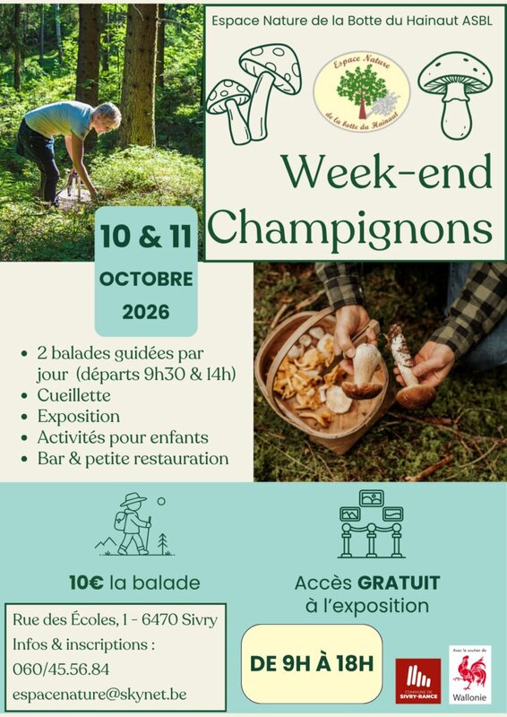 Loisirs Week-end champignons