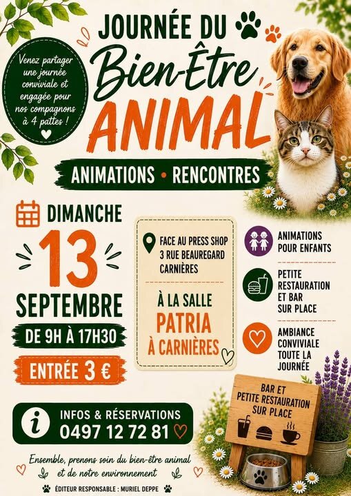 Loisirs Journée bien être animale & balade canine