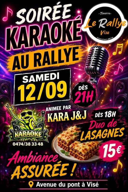 Soirées Soirée Karaoké Rallye