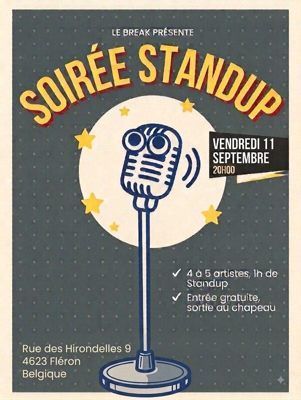 Spectacles Soiree humour stand up