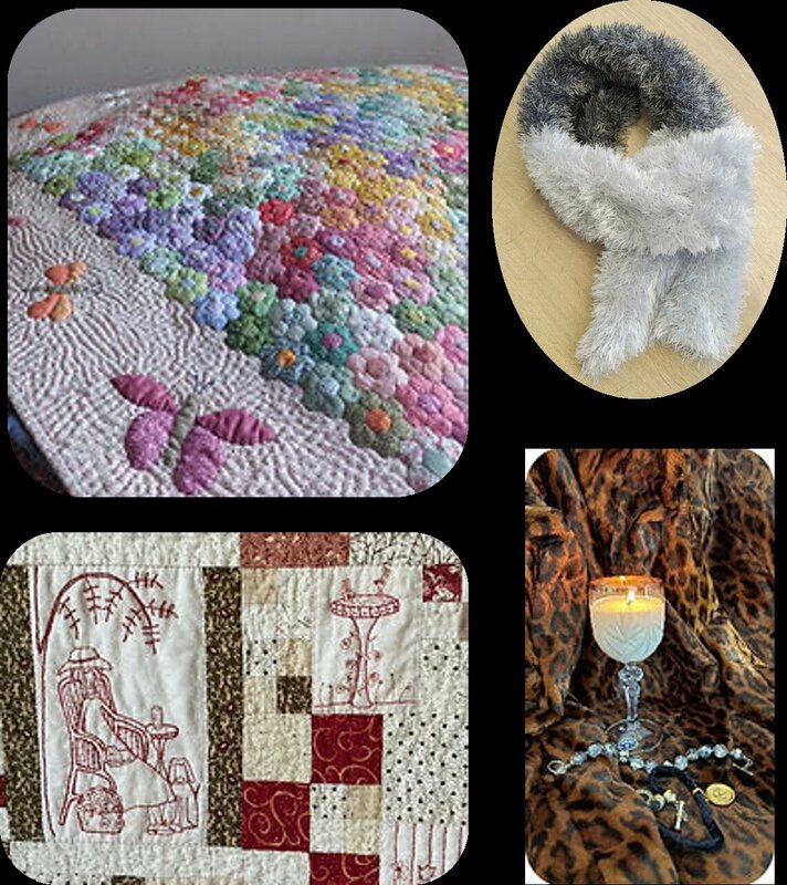 Expositions Exposition travaux : patchwork, crochet & tricot, bougies vintage