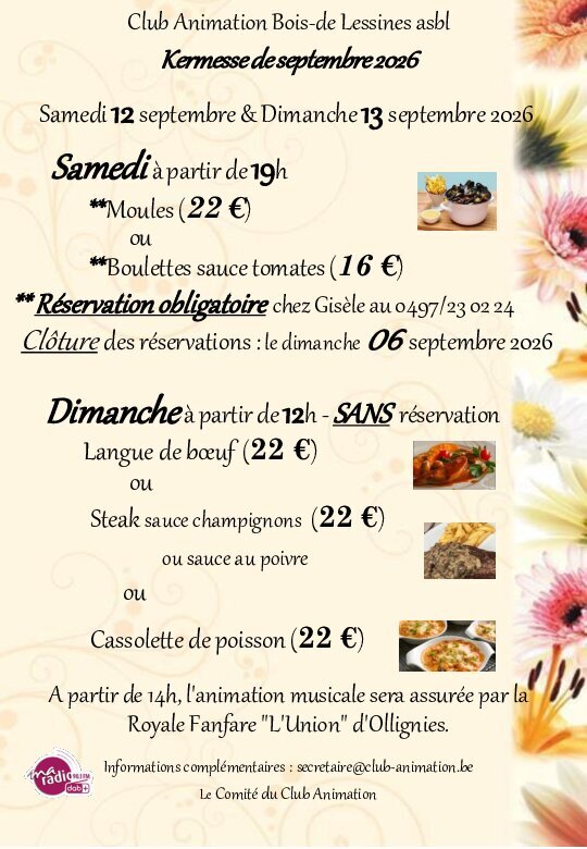 Loisirs Kermesse septembre