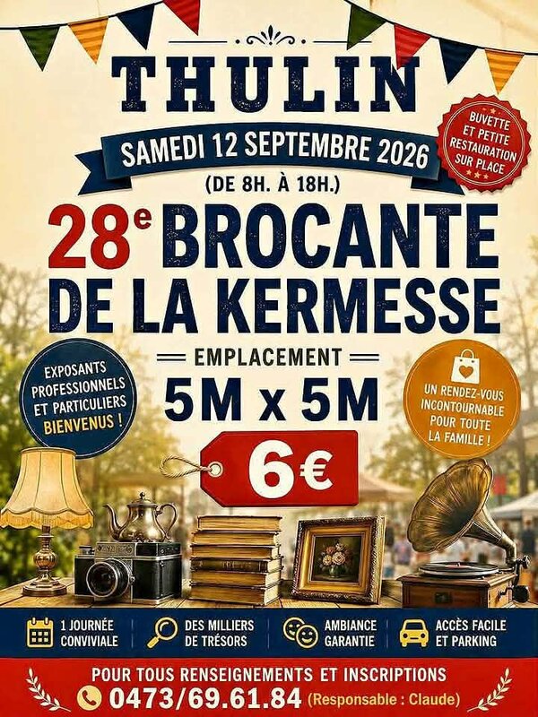  Brocante la Kermesse Thulin