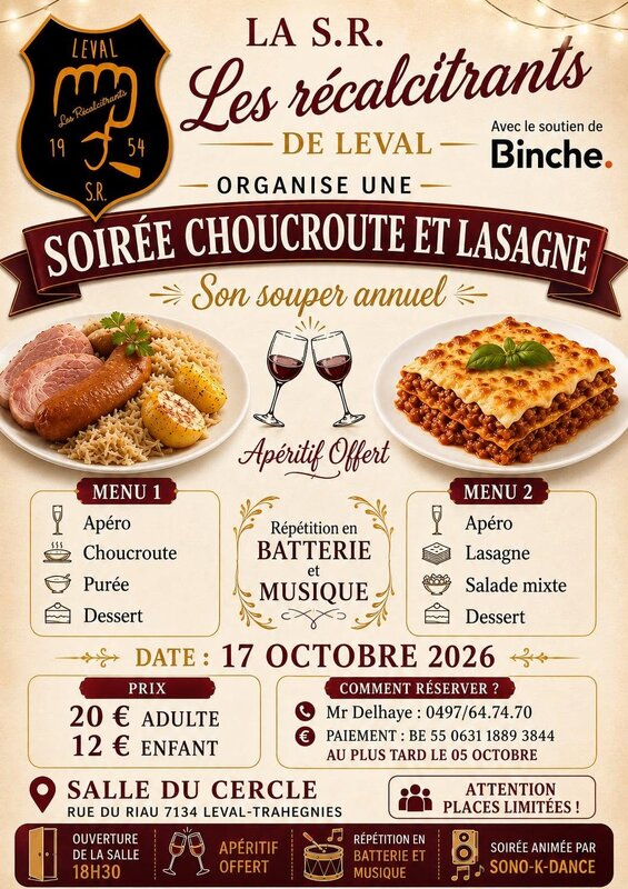 Soirées Soirée Choucroute