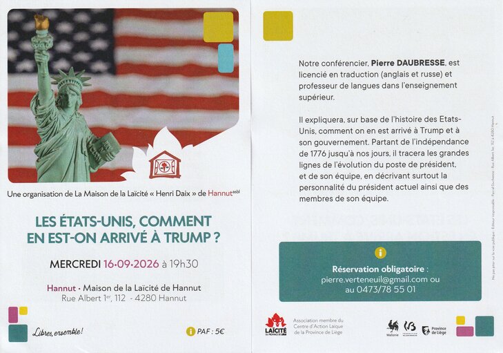 Conférences Les États-Unis, comment est-on arrivé Trump ?