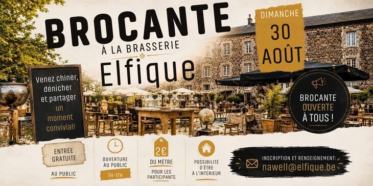  Brocante la Brasserie Elfique