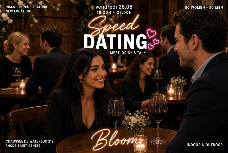 Loisirs Speed Dating (50 hommes - femmes) Bloom (New Location)