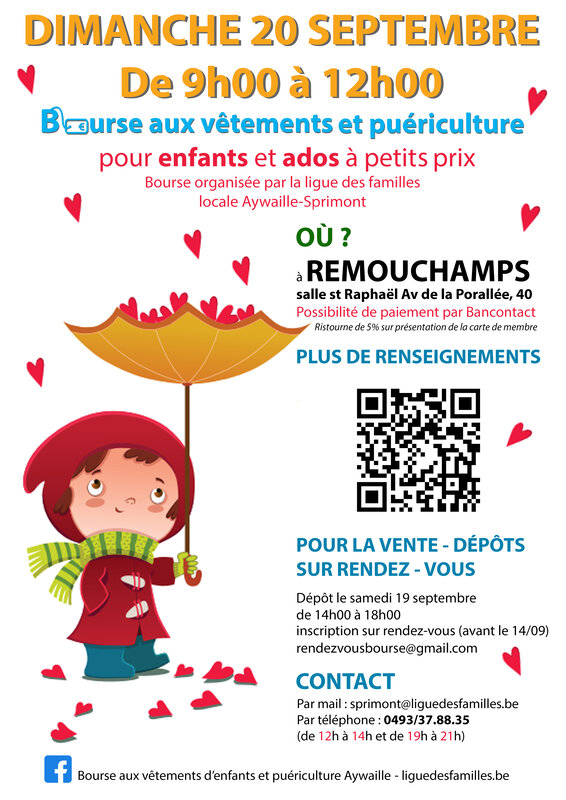 Loisirs Bourse vêtements enfants/ados automne-hiver + puériculture + matériel scolai