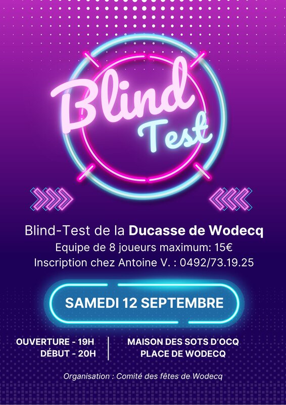 Soirées Blind-Test