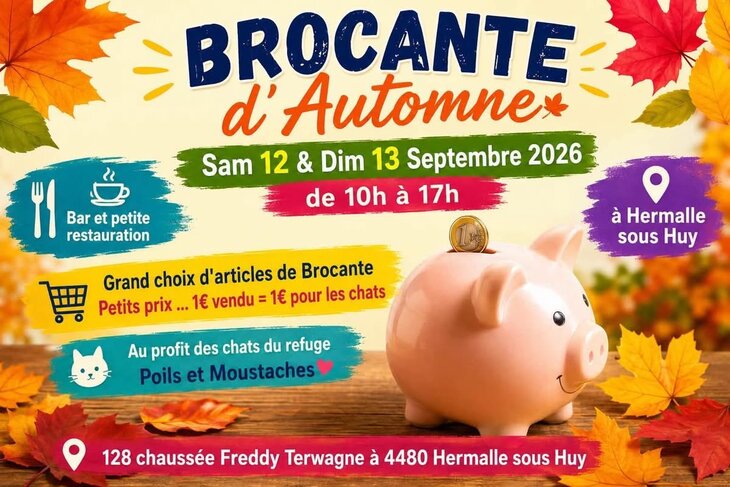  Brocante d’automne chez Poils Moustaches