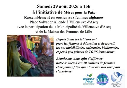 Conférences Rassemblement soutien femmes afghanes