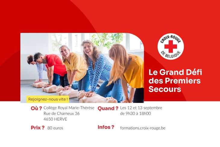 Conférences Le grand défi premiers secours - Liège