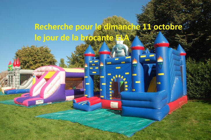  Recherche : pour 7e édition la brocante Ela