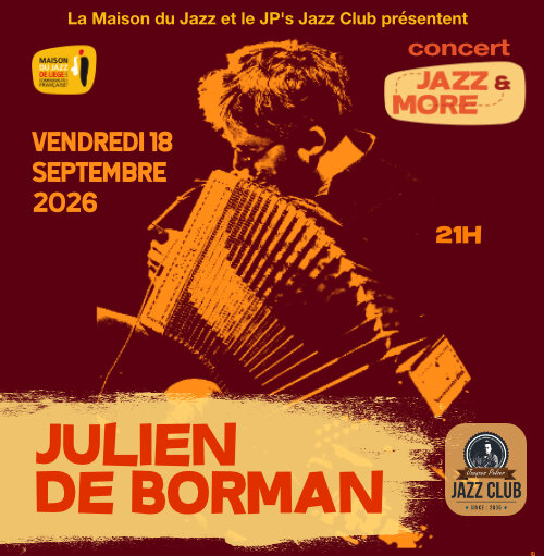 Concerts Concert Jazz&More: Julien Borman
