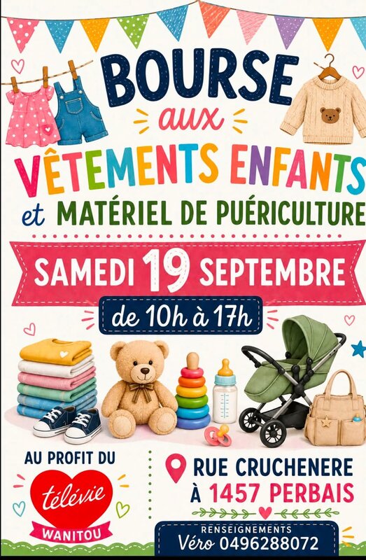 Loisirs Bourse vêtements articles puériculture